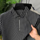 Turbo Urban Zip Line Men's Polo Shirt In Black