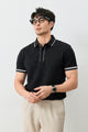 Turbo Piping Collared Style Men's Polo T-Shirt