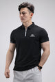 Lcste Classic Fit Men's Polo Shirt In Black