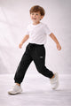 Turbo Aura Casual Jogger Trousers kids For Boys In Black