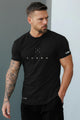 Turbo Scan Energy Breathable Mesh Dry-Fit Tee In Black