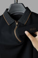 Turbo Studiofit Detailed Zip Collar Men's Polo Shirt