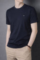 Turbo Sleeves Zip Style Men's Tee In Dark Navy