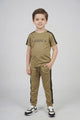 Turbo Legecy Contrasting Stripes Younger Kids Co-Ord Set