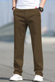 Turbo Urban Executive Slim Fit Cotton Pant In Brown