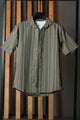 Turbo Spring Edit Textured Casual Shirt In Charcoal