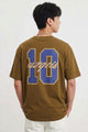 Turbo Aesthetic Taille Graphic Tee In Dark Brown