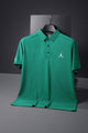 Jrdn Team Style Jumpman Dry-Fit Polo In Dark Green