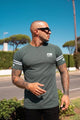 Nke Just Do It Raglan Sleeves Imp Dry-Fit Tee In Dark Grey
