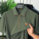 Turbo Quality Club Zipper Men's Polo Shirt Green
