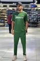 Turbo Legecy contrasting stripes Men's Tracksuit In Green