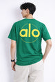 Alo Front Minimalist Style Men's Tee in Green