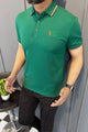 Turbo Polo Sport Super Men's Polo Shirt In Green