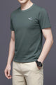 Patch Logo Round Neck T-shirt