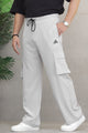 Adds Safari Style Drawcord Loose Bottom Trouser
