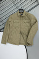 Regular Fit Self Design Imported Light Weight Jacket In Khaki