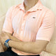 Turbo Textured Relaxed Fit Casual Shirt In Light Pink