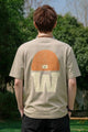 Turbo Retro Men's Round Neck T-Shirt In Light Skin