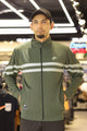 Nke Track Top "Pitch" Men Zipper Upper In Mid Green