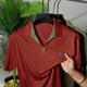 Turbo Moderno Knit V Neck Men's Polo T-Shirt In Maroon