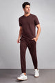 Turbo Front Line Men's Tracksuit In Maroon