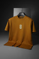 Turbo Prominent Numeric 8 Front Logo Tee In Mustard