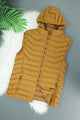 Hollow Padded Imported Men's Gilet In Mustard Yellow