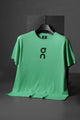 OnClub Running Graphic Men's Tee In Parrot Green