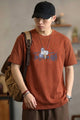Turbo Trend Edge Graphic Tee In Rust