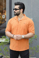 Turbo ShowOff Self Pattern Casual Shirt