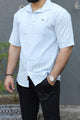 Turbo ShowOff Self Pattern Casual Shirt
