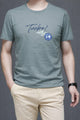 Turbo Circular Patch Graphic Tee In Stone