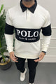 Rph Lren Classic Signature Typographi Imported Men's Sweatshirt In White